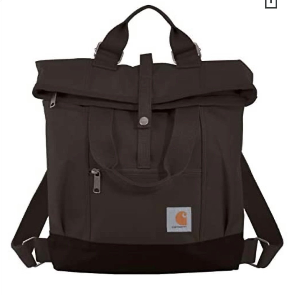 Carhartt Legacy Women's Hybrid Convertible Backpack Tote Bag, Black